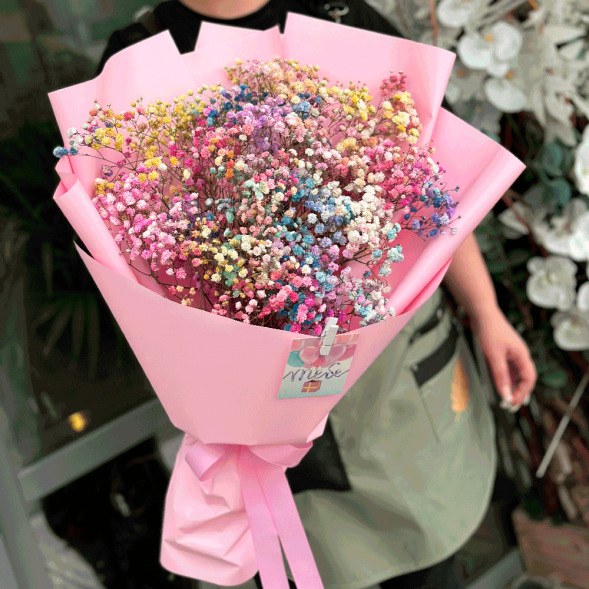 Букет Радужная гипсофила в Алуште