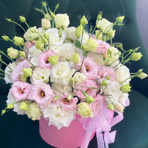 Композиция из эустом Нежное прикосновение в Алуште